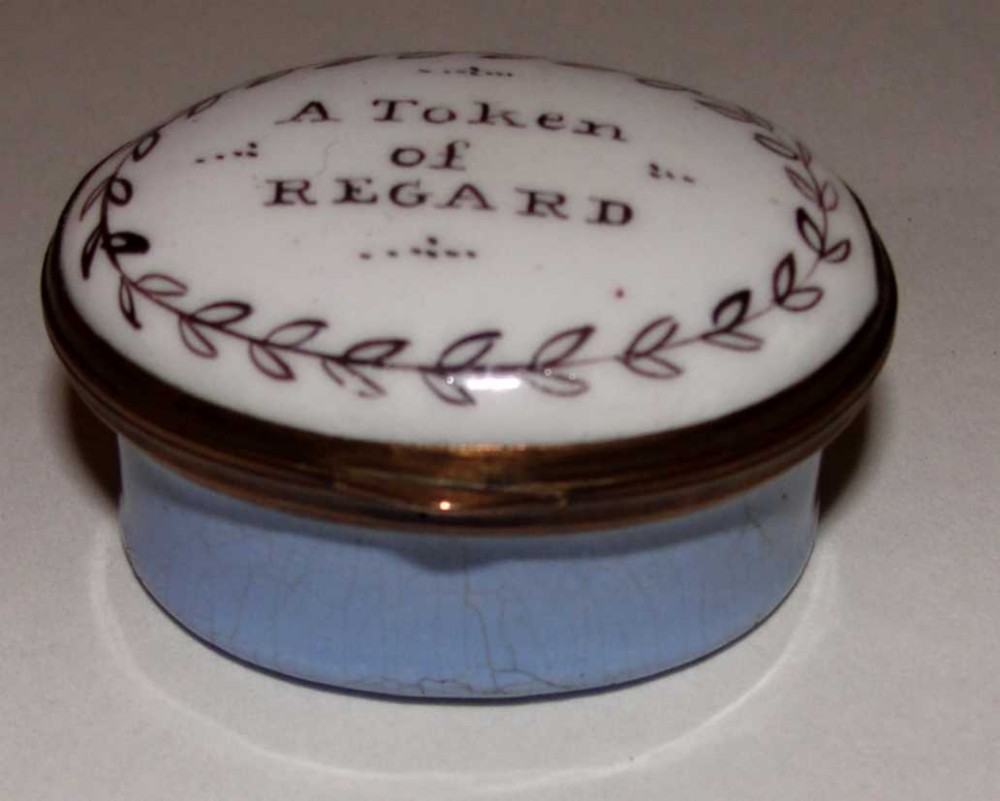 Georgian Battersea Enamel Patch Box (c.1780) (1 of 1)