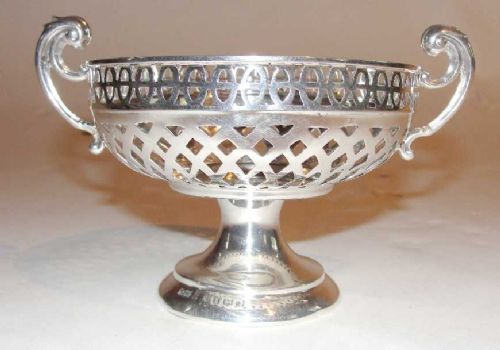 Edwardian Silver Sweetmeat Dish c.1909 (1 of 1)