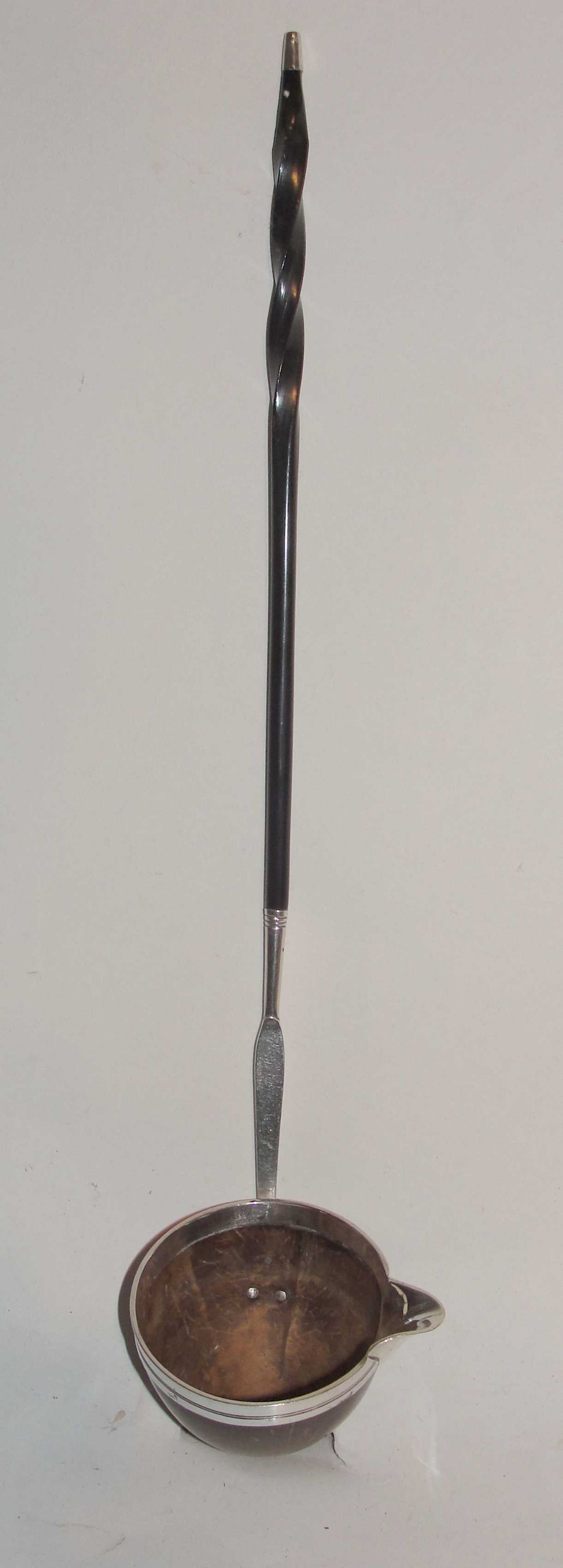 Georgian Silver Mounted Punch Ladle (c.1806) (1 of 1)