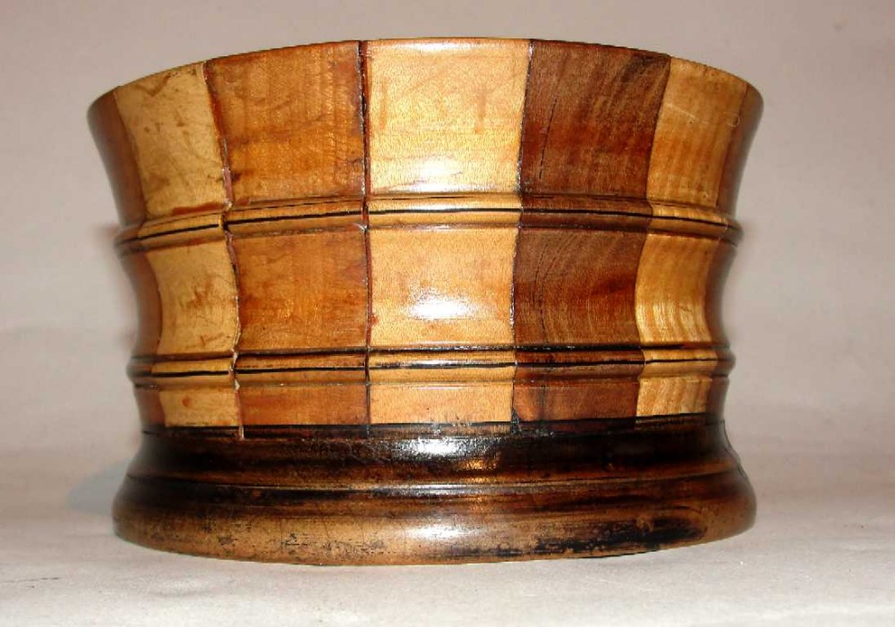 Georgian Mahogany and Fruitwood Pot (c.1820) (1 of 1)