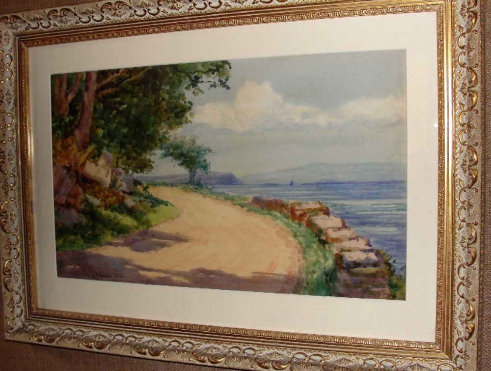 Watercolour Corrie Arran by PMcGregor Wilson (c.1910) (1 of 1)