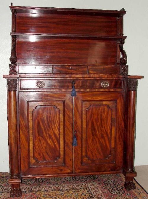 Scottish Regency Mahogany Chiffonier Cabinet c.1815 (1 of 1)