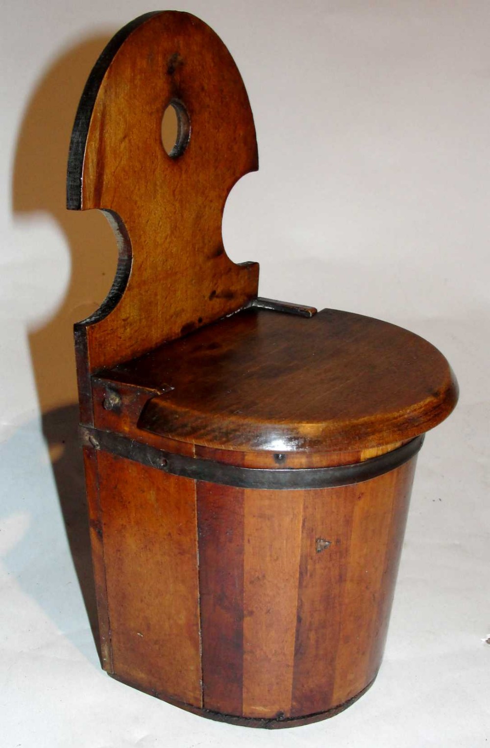 Antique Scottish Vernacular Hanging Salt Box c.1860 (1 of 1)