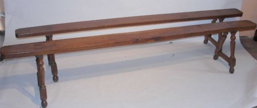 Pair of Period French Cherrywood Benches c.1780 (1 of 1)