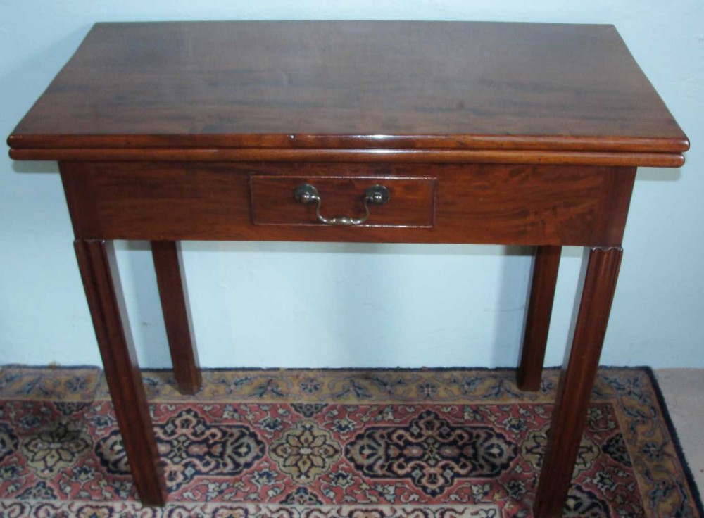 Georgian Mahogany Tea Table. Circa 1760 (1 of 1)