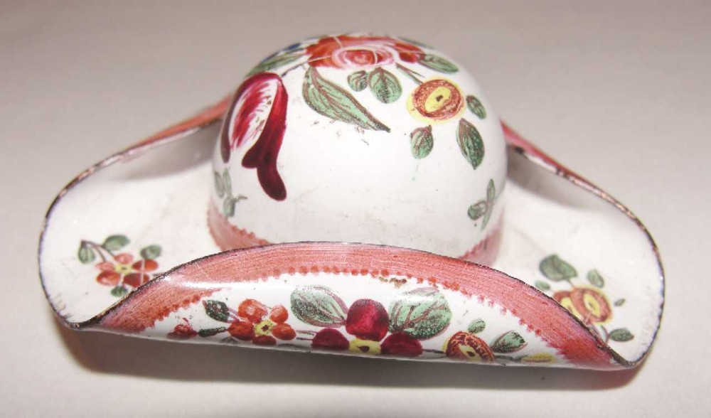 Georgian Battersea Enamel Patch Box Circa 1780 (1 of 1)