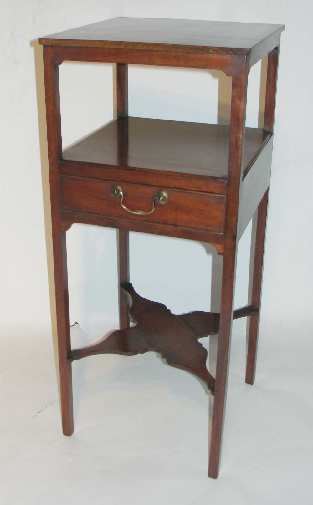 Georgian Mahogany Bedside Table Circa 1780 (1 of 1)