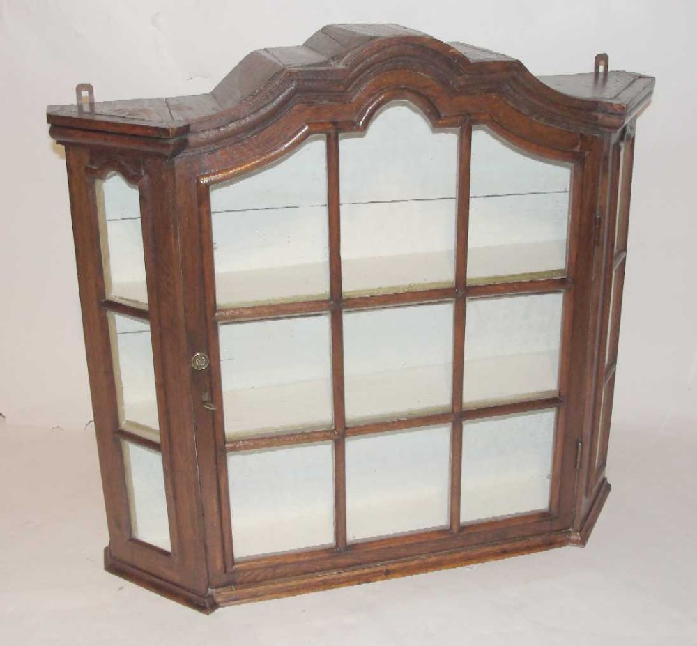 Georgian Oak Hanging Cabinet c.1800 (1 of 1)