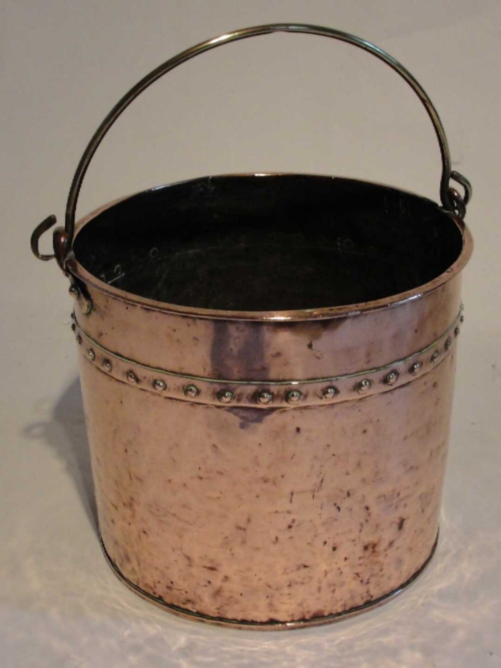 Georgian Copper Pail c.1820 (1 of 1)