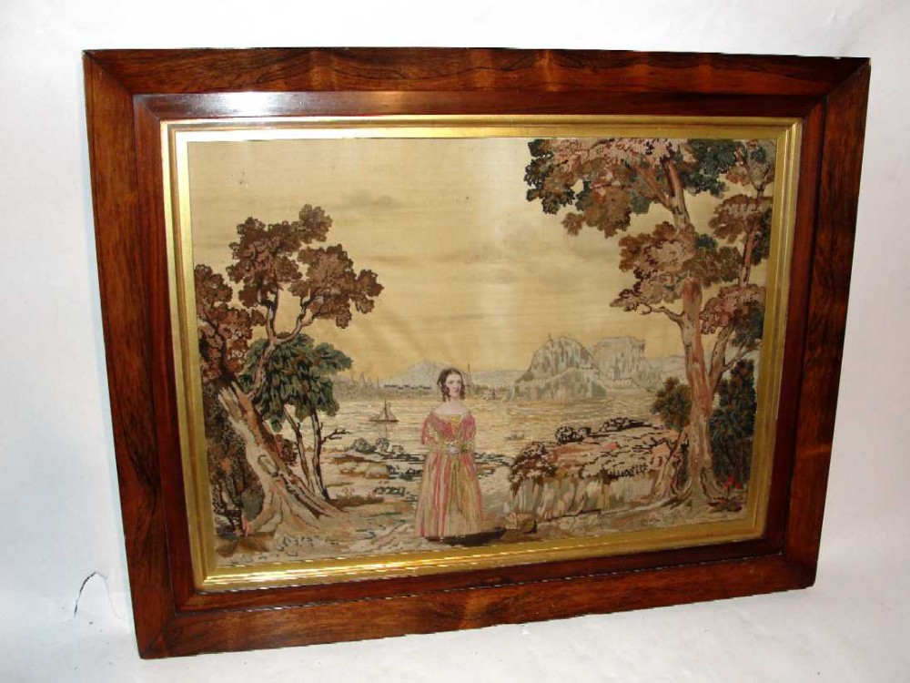 Georgian Silkwork Picture c.1825 (1 of 1)