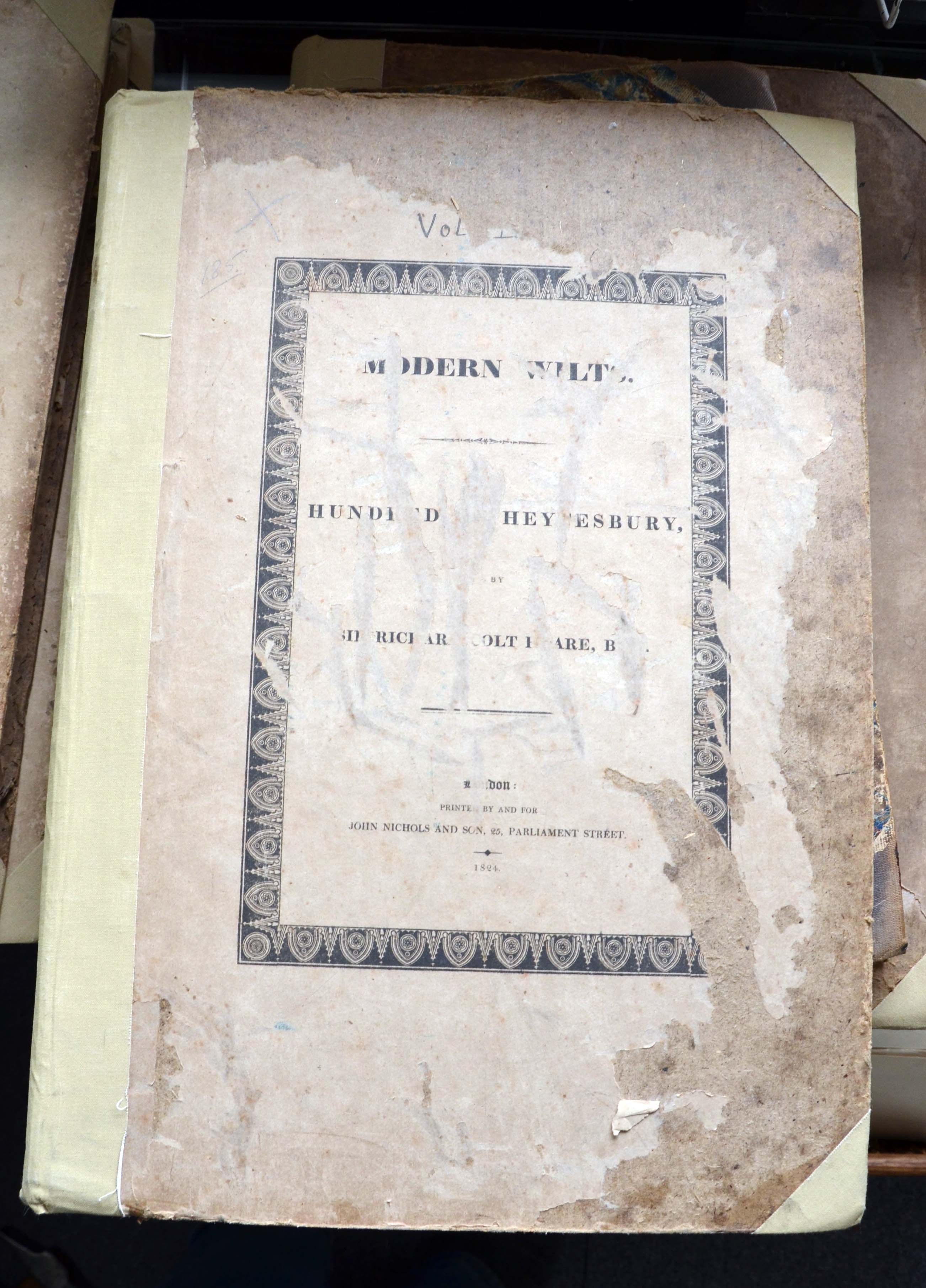 Sir Richard Colt Hoare “History of Modern Wiltshire and the Hundred of Heytesbury” (1 of 1)