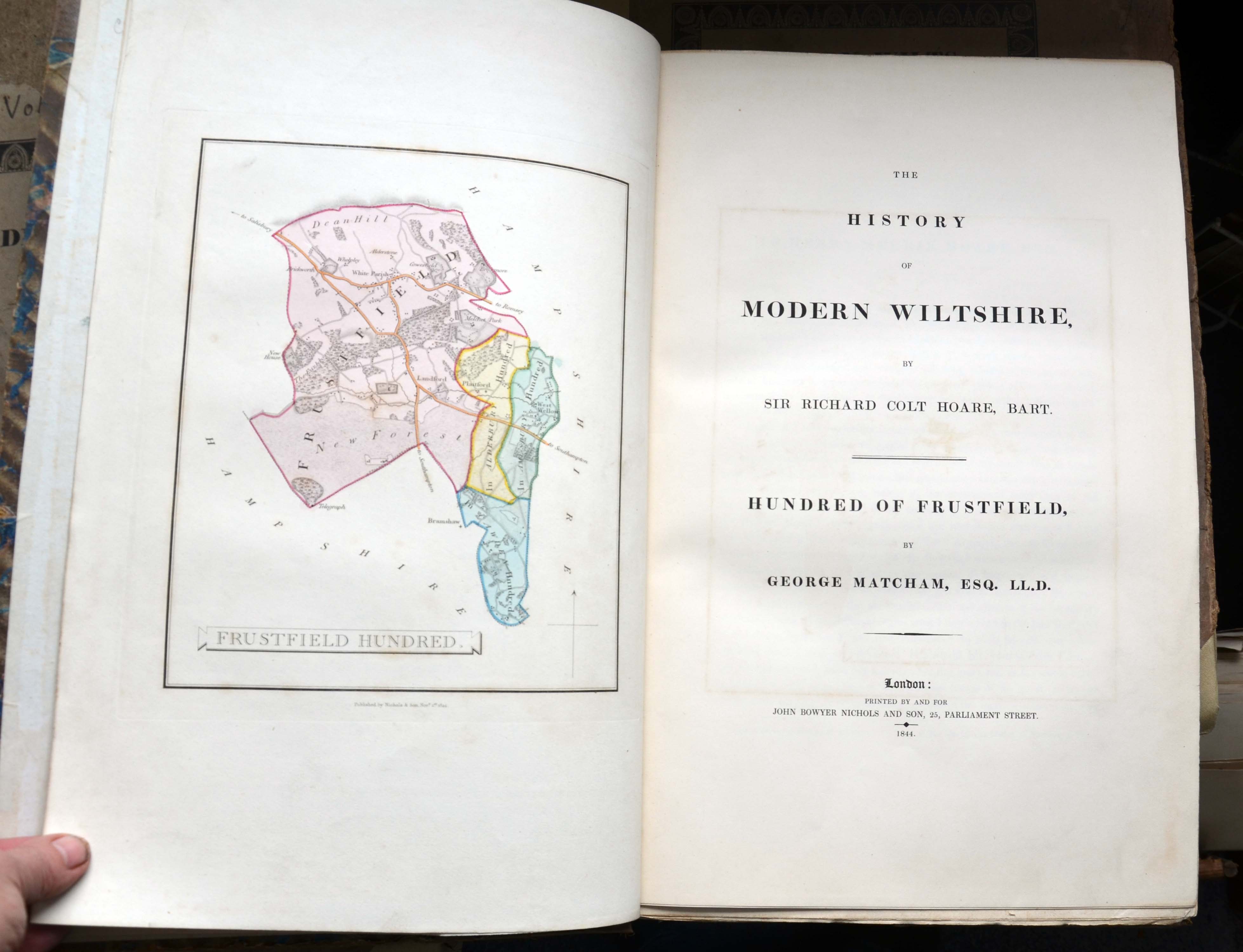 Sir Richard Colt Hoare “History of Modern Wiltshire and the Hundred of Frustfield” (1 of 2)