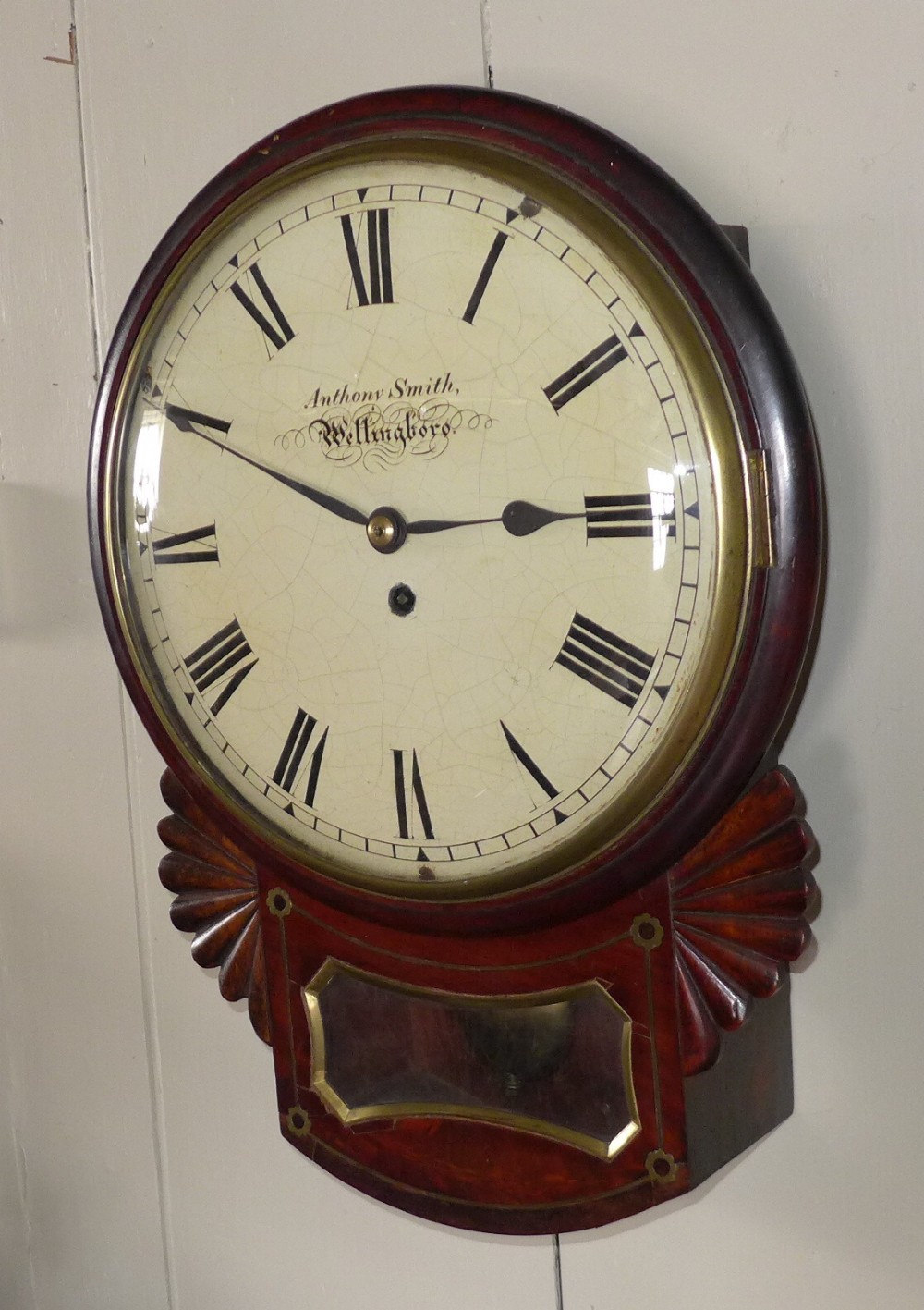 Regency Period 12 Inch Convex Dial Clock c.1820 LA11062