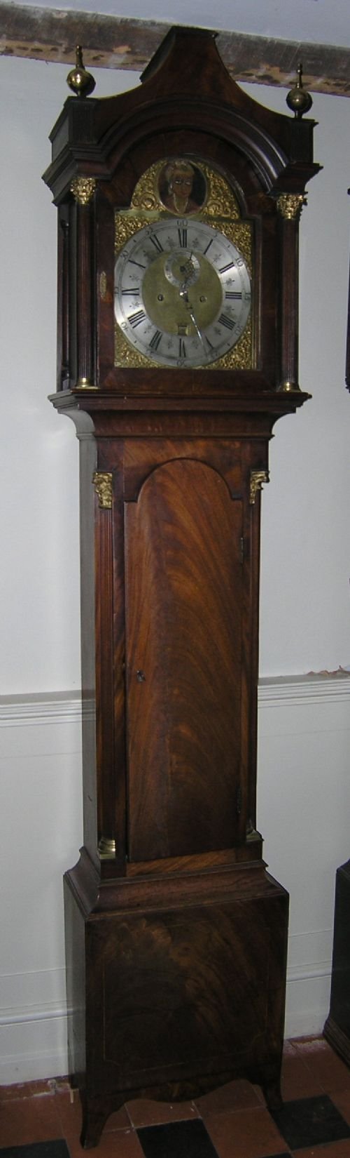 18th Century Mahogany Automaton Longcase Clock (1 of 1)