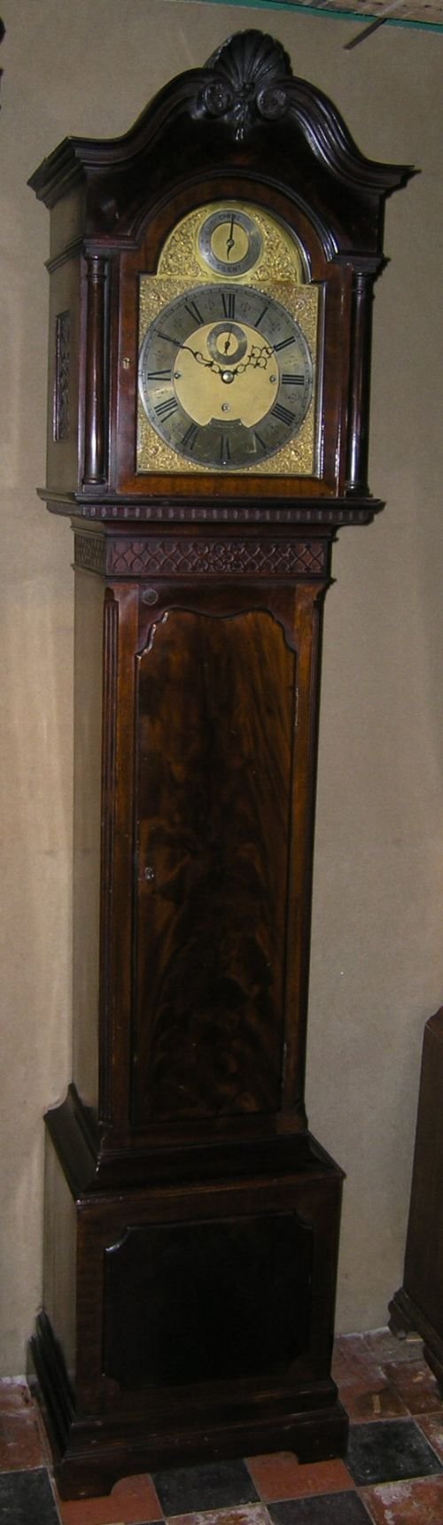 Small 19th Century Quarter Chiming Longcase Clock (1 of 1)
