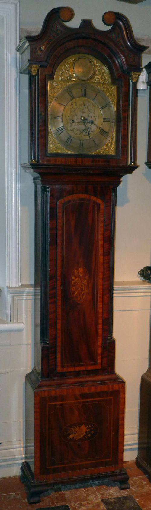 18th Century Mahogany Longcase Clock (1 of 1)