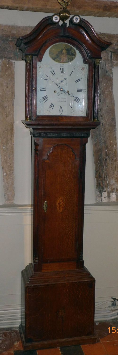 Early 19th Century Oak Longcase Clock (1 of 1)