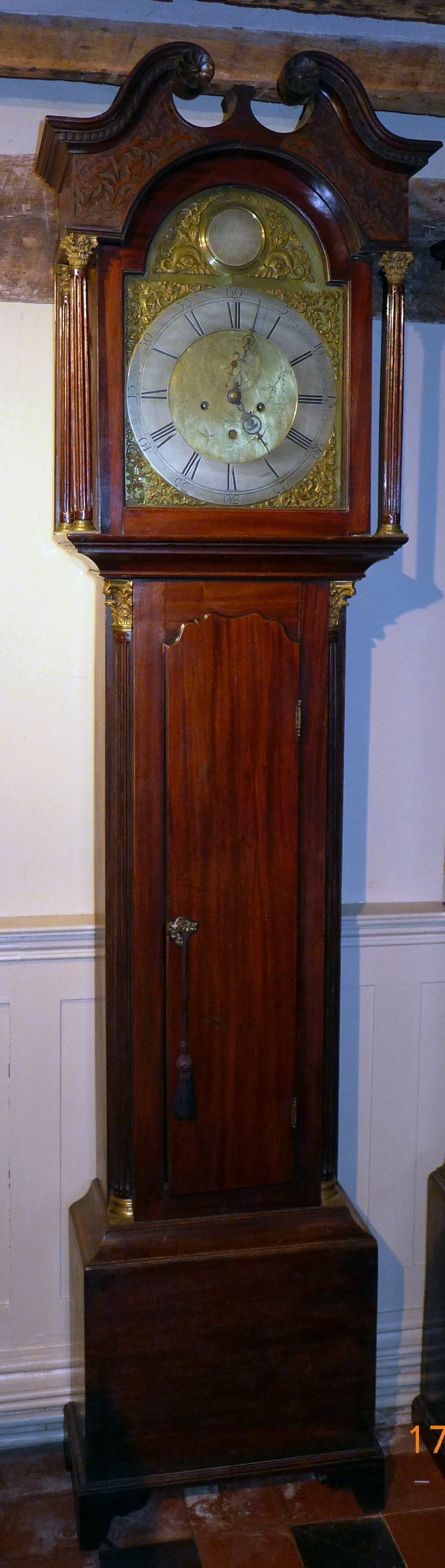 18th Century Scottish Mahogany Longcase Clock c.1780 (1 of 1)