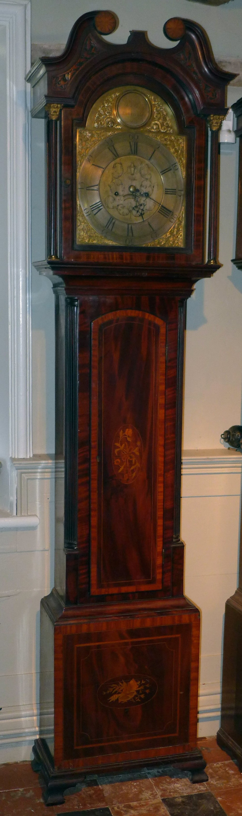 18th Century Mahogany Longcase Clock (1 of 1)
