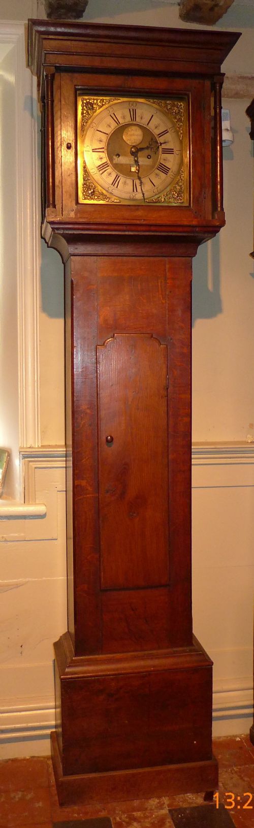 18th Century Oak 8 Day Longcase Clock (1 of 1)