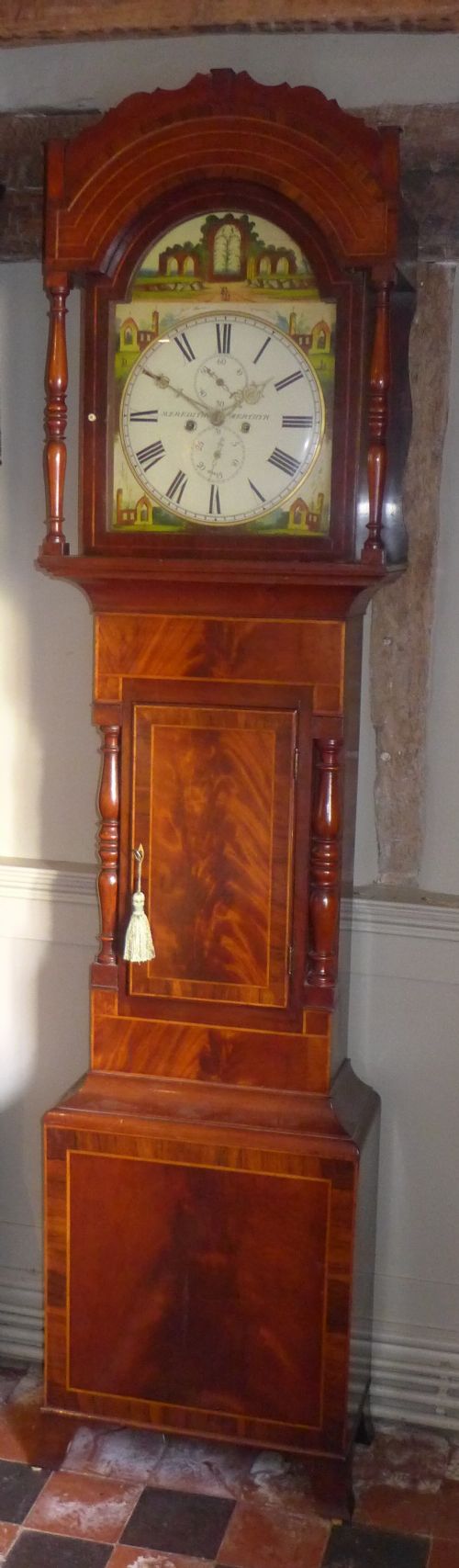 Good 19th Century Mahogany Longcase Clock (1 of 1)
