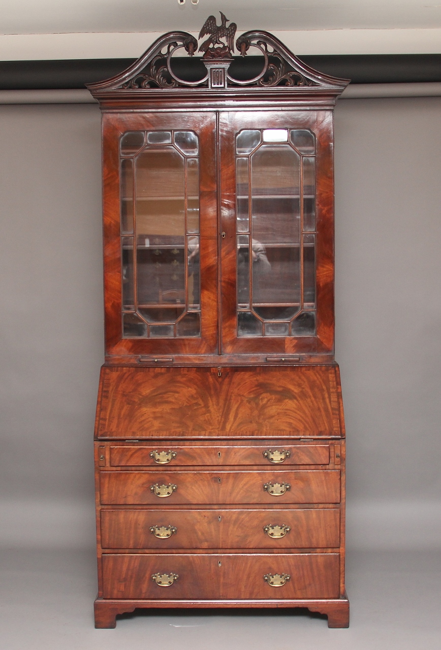 Mahogany Bureau Bookcase c.1770 (1 of 1) Mahogany Bureau Bookcase c.1770 (1 of 1)