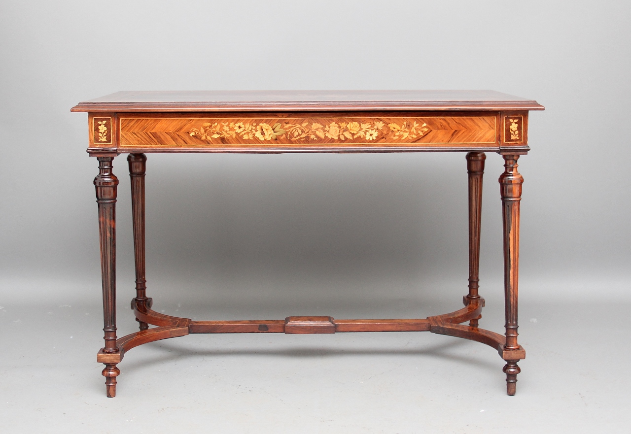 Rosewood Inlaid Centre Table c.1880 (1 of 1) Rosewood Inlaid Centre Table c.1880 (1 of 1)