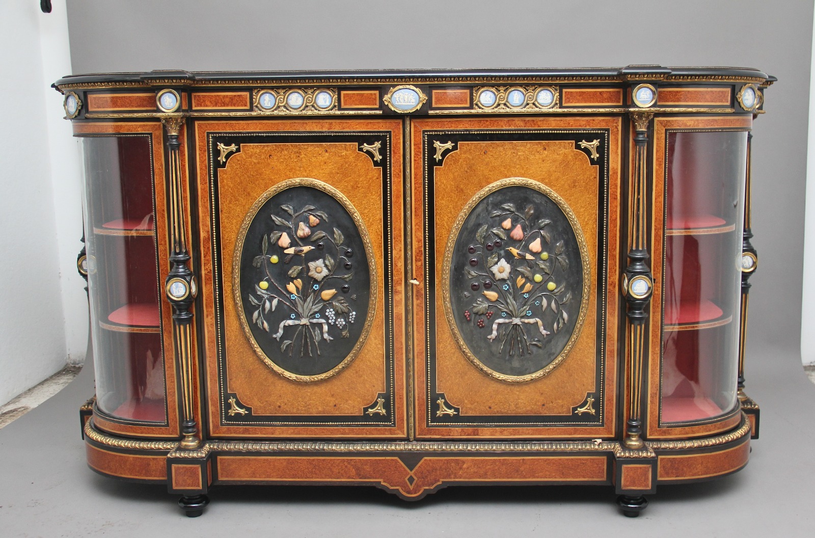 19th Century Amboyna & Ebonised Credenza (1 of 26)