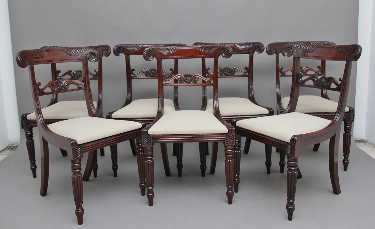 Set of Seven 19th Century Mahogany Dining Chairs (1 of 11) Set of Seven 19th Century Mahogany Dining Chairs (1 of 11)
