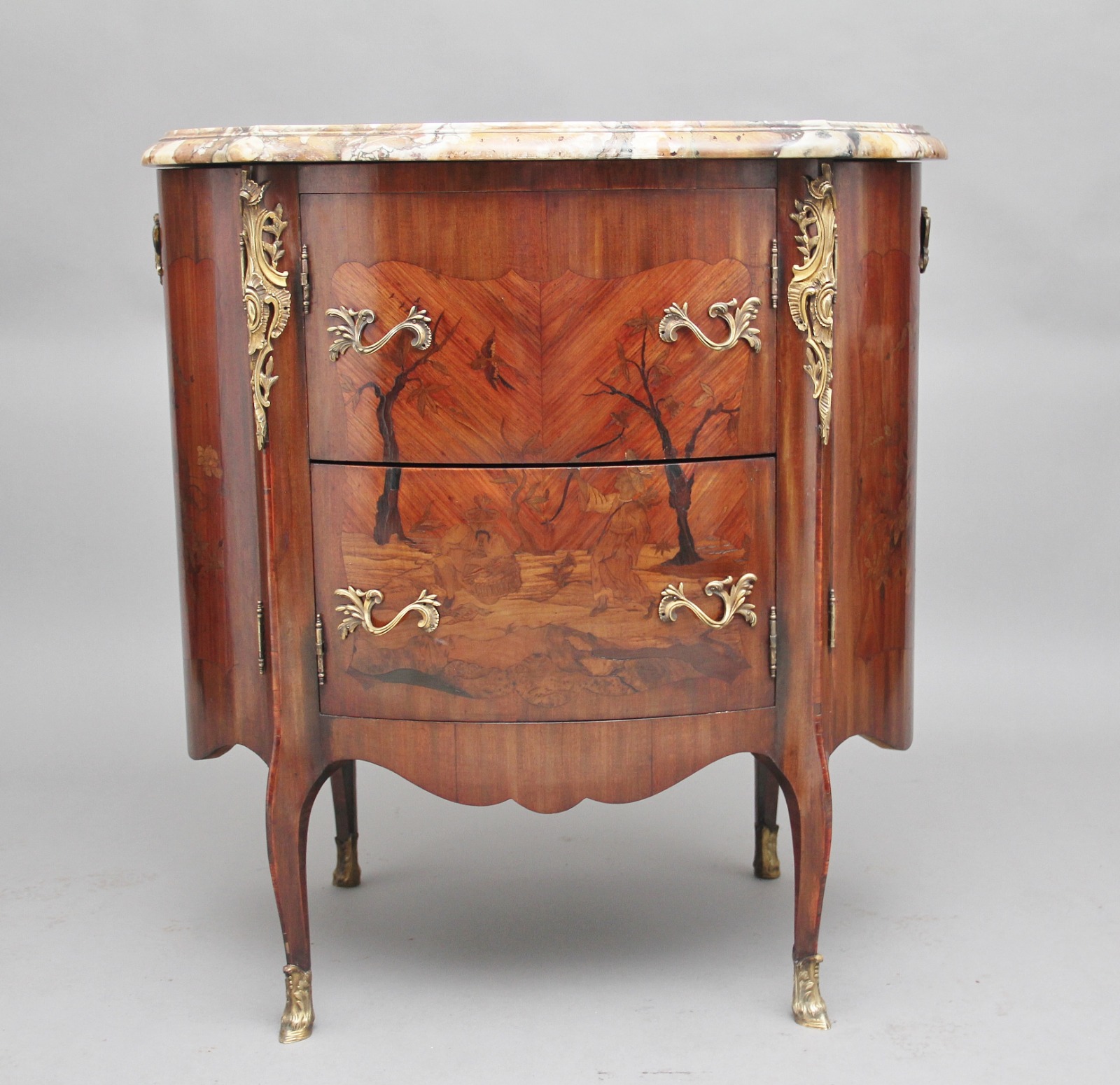 Early 19th Century French Marquetry Cabinet (1 of 13)
