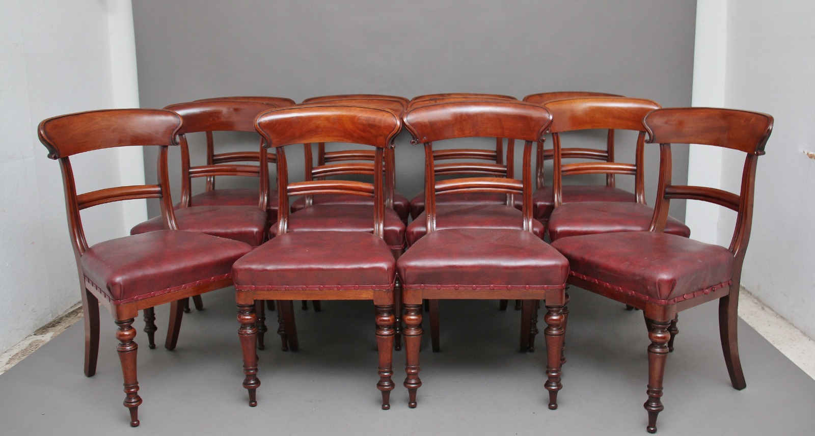 Set of Twelve 19th Century Mahogany Dining Chairs (1 of 13)