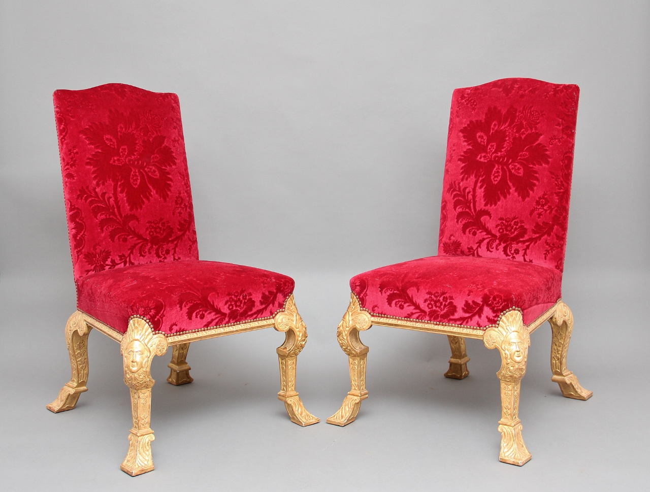 Pair of George I Style Giltwood Chairs (1 of 14)
