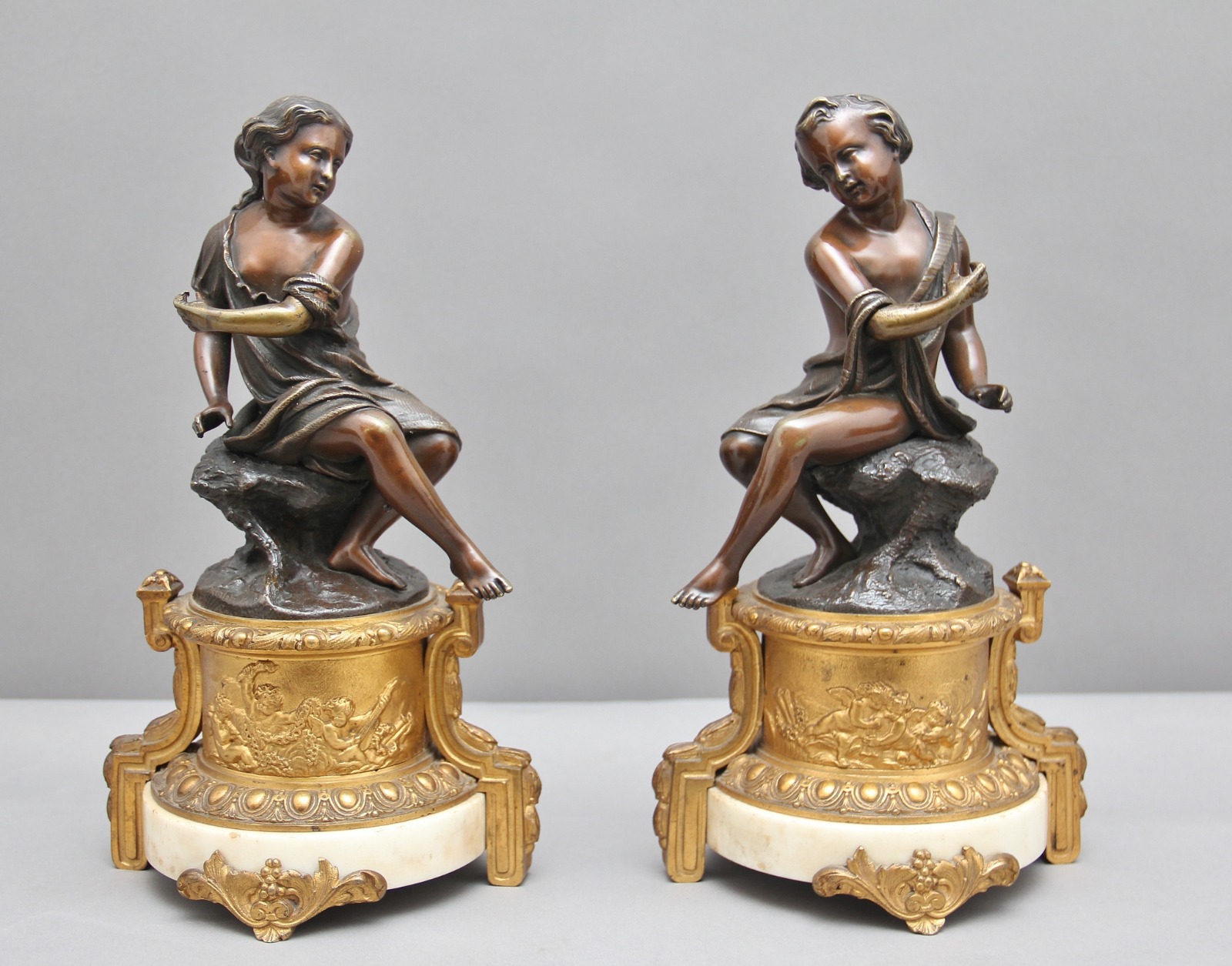 Pair of 19th Century French Bronzes (1 of 11)