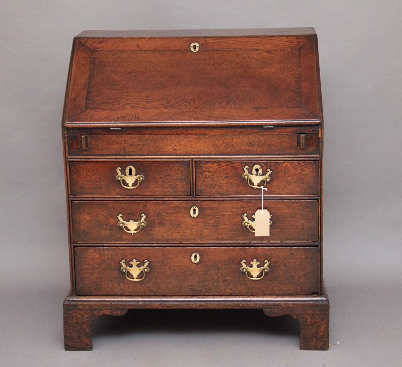 18th Century Oak Bureau (c.1760) (1 of 1)