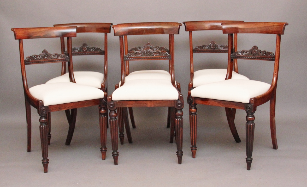 Six Rosewood Chairs (c.1860) (1 of 1)
