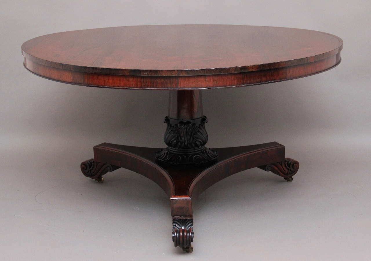 Rosewood breakfast table (1 of 1)