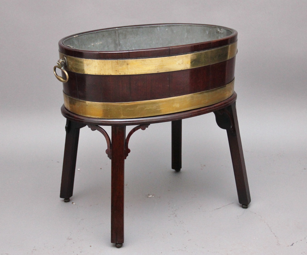18th Century mahogany brass bound wine cooler (1 of 1)
