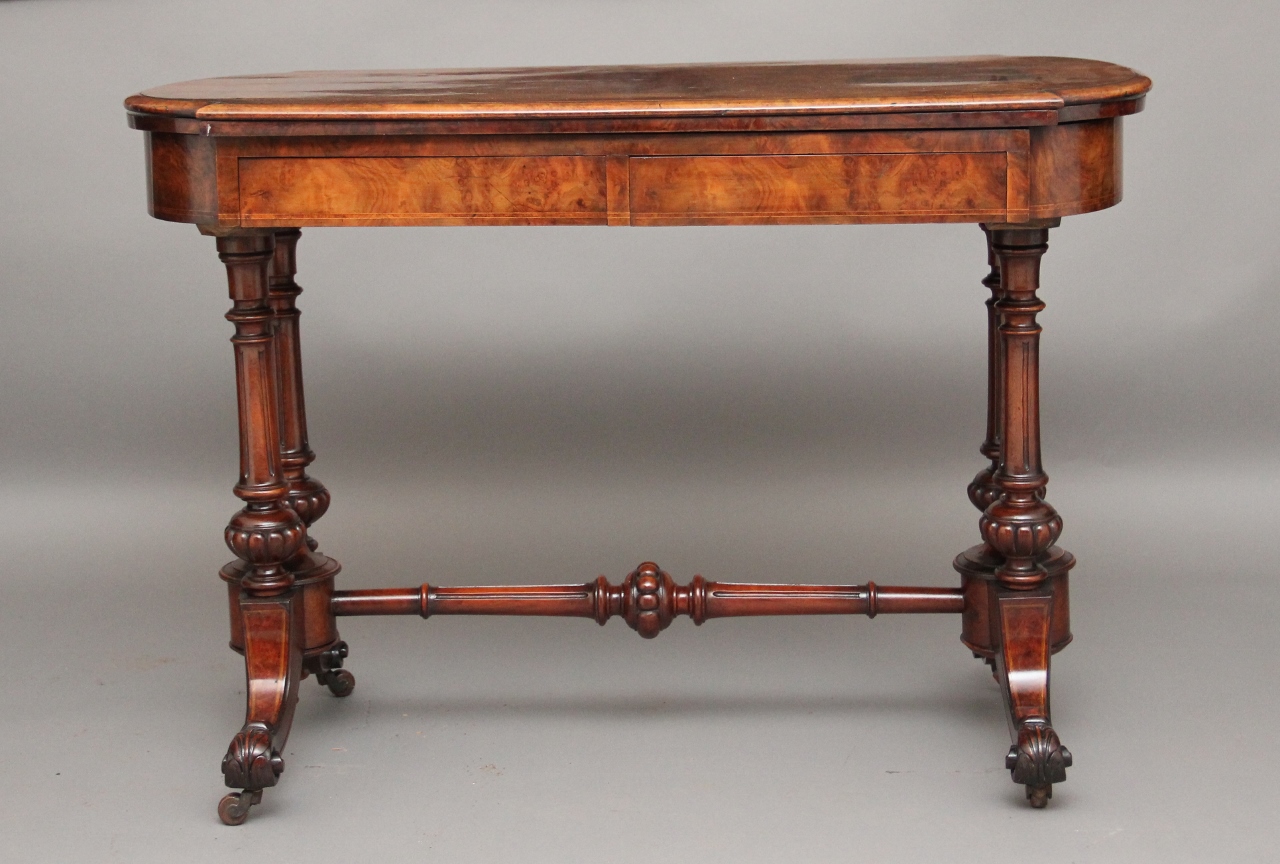 Walnut card table (1 of 1)