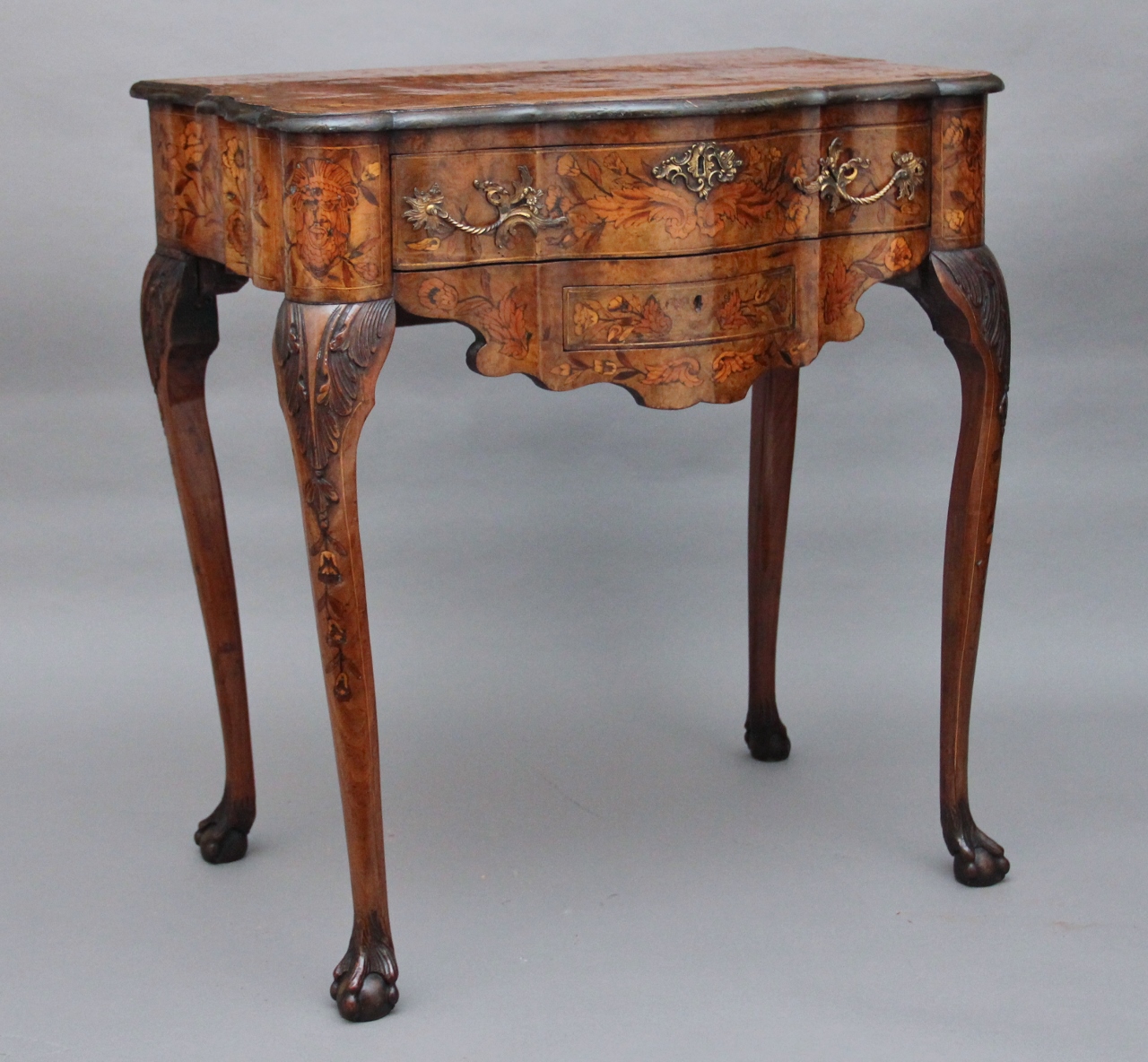 Dutch marquetry side table (1 of 1)