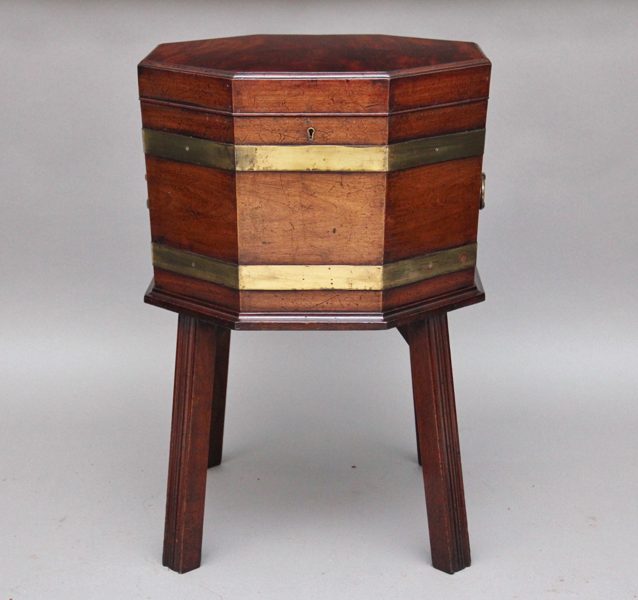 Brass bound wine cooler (1 of 1)