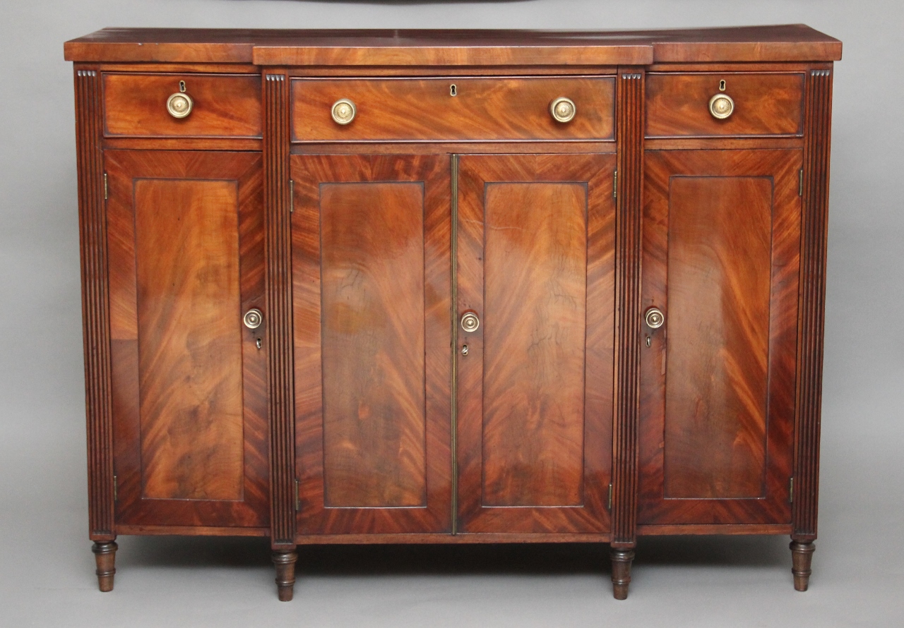 Mahogany Four Door Cabinet (1 of 1)