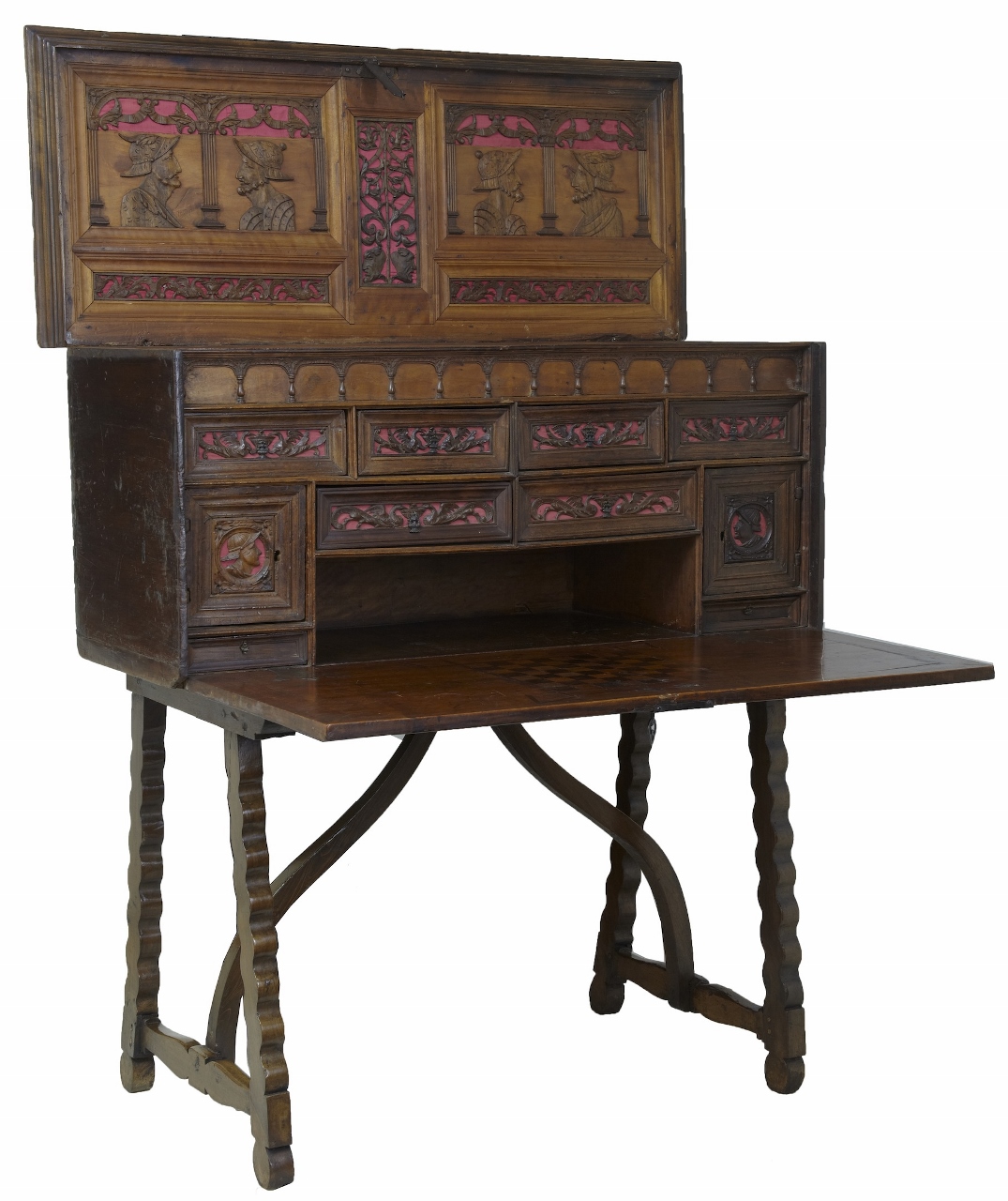 Vargueno Cabinet on Stand (1 of 1)