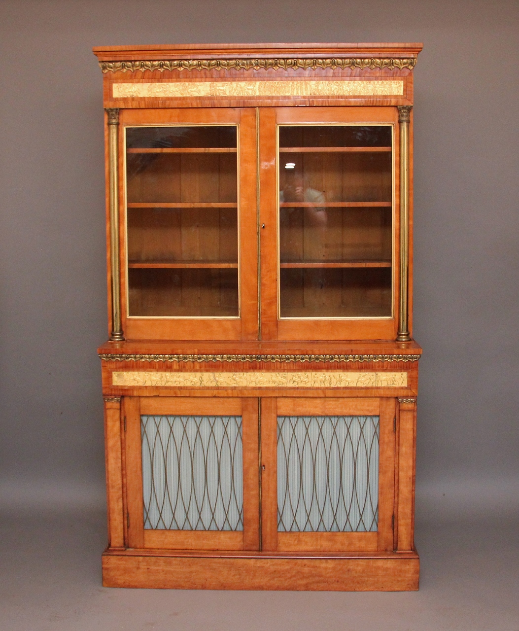 Satinwood Bookcase (c.1830) (1 of 1)