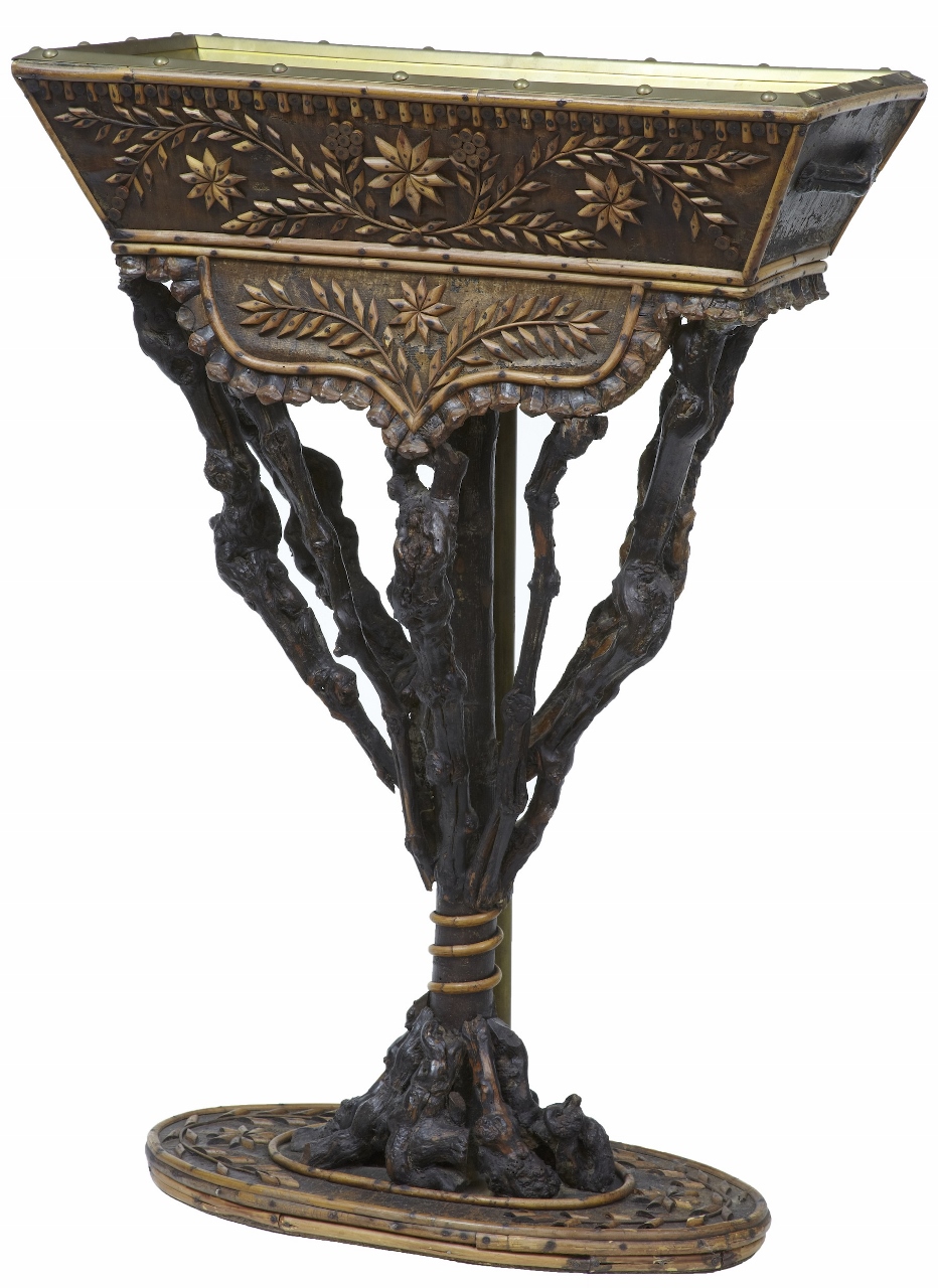 Bamboo and Birch Jardiniere c.1820 (1 of 1)