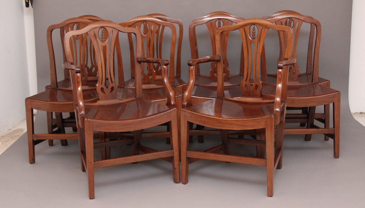 Set of 10 Mahogany Chairs (c.1840) (1 of 1)