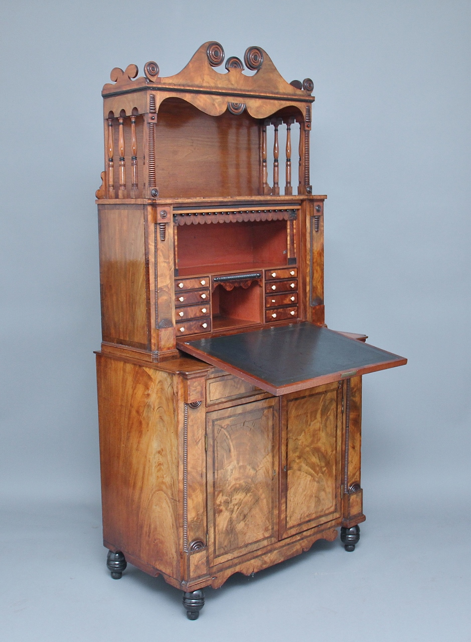 19th Century Mahogany Escritoire c.1830 (1 of 9)
