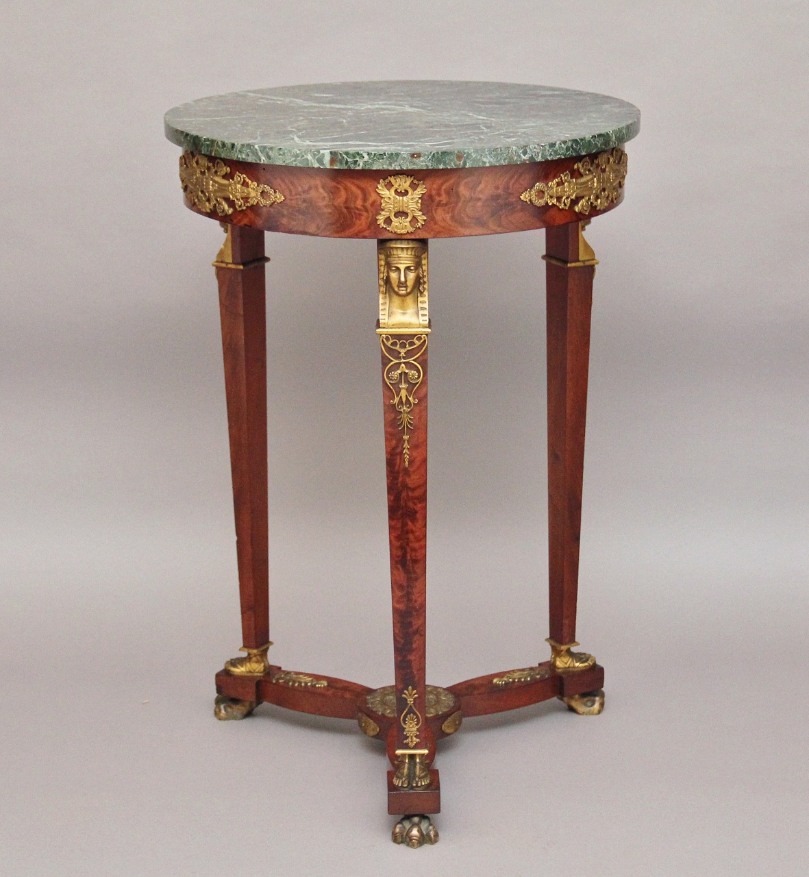 Mahogany Marble Top Table (c.1880) (1 of 1)