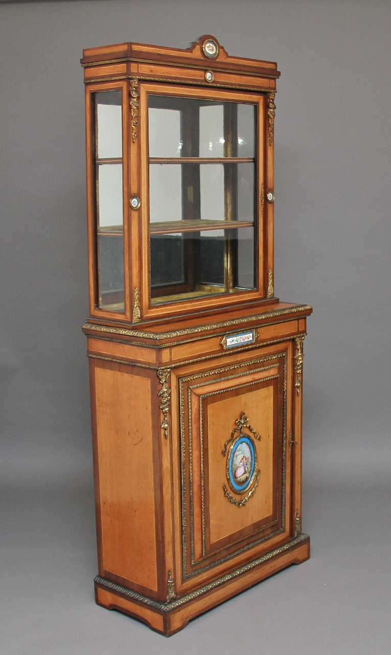Fantastic Quality 19th Century Satinwood & Rosewood Cabinet (1 of 9)