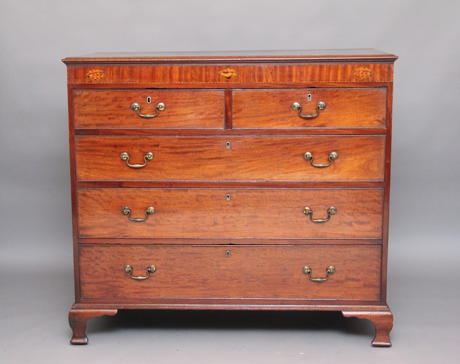 Inlaid Mahogany Chest of Drawers c.1810 (1 of 1)