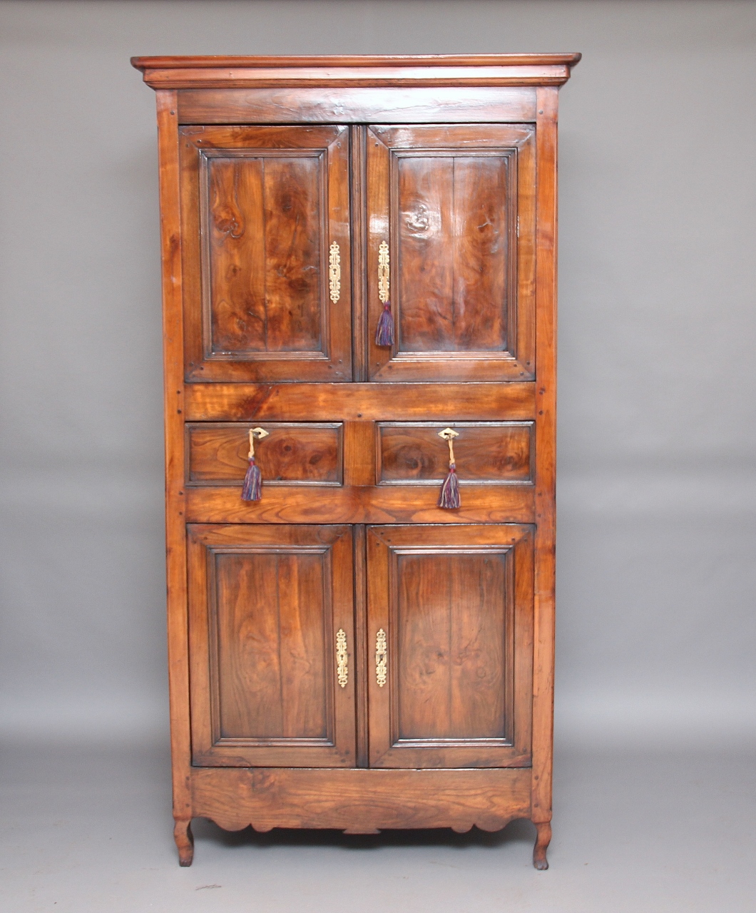 Fruitwood Cabinet / Cupboard c.1820 (1 of 1) Fruitwood Cabinet / Cupboard c.1820 (1 of 1)